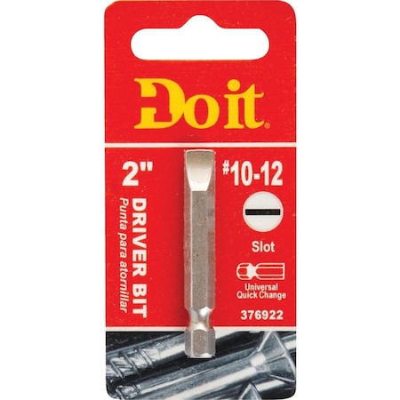 All-Source No. 10-12 Slotted 2 In. Power Screwdriver Bit 306941DB
